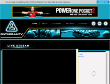 Tablet Screenshot of ontherailtv.com